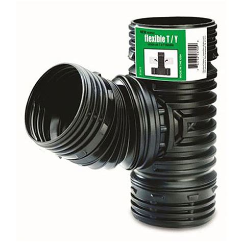 Flex Drain Adp53702 Flexible T Y Landscaping Drain Pipe Adapter