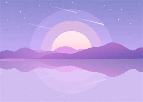 Aesthetic Light Purple Background For Computer Pngtree Offers Hd