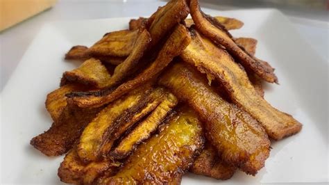 How To Make Fried Plantain Jamaican Style Youtube