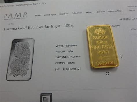100 Gram Gold Bar Portland Gold Buyers Llc