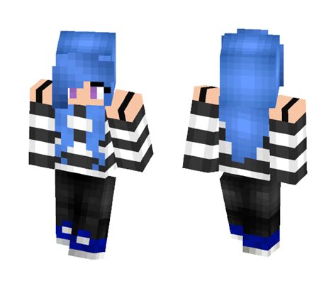 Blue Hair Minecraft Skin ♥anakin Skywalker Dark Blue Hair Girl
