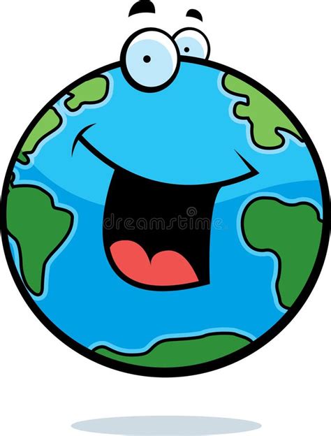 Earth Smiling Stock Vector Illustration Of Environment