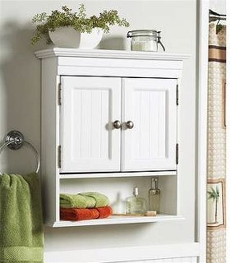 These cabinets are great for storage while adding color and design to your wall. 45 Gorgeous Bathroom Cabinet Remodel Ideas (With images ...