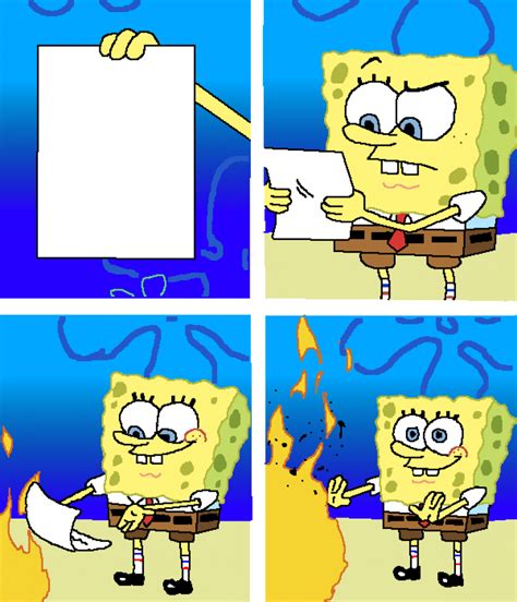 Spongebob Writing Meme Template