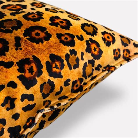 Bespoke Home Ardmore Safari Spot Gold Velvet Cushion Cover