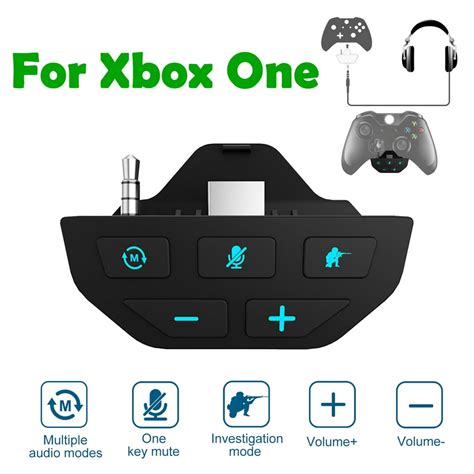 Stereo Headset Adapter For Xbox Onexs Controller Audio Adapter