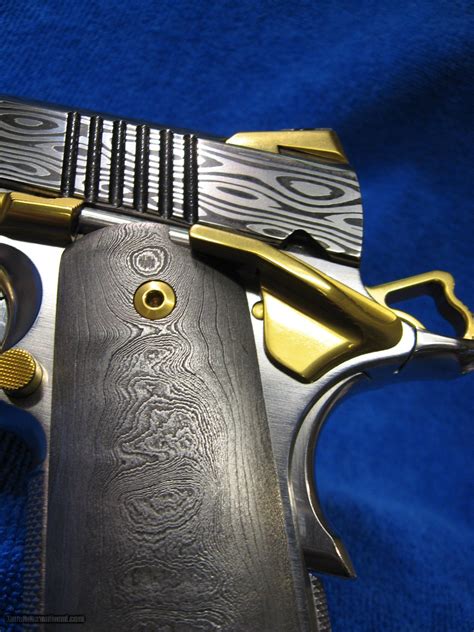 Cabot Guns Damascus Ladder Deluxe 1911 45 Acp Loaded