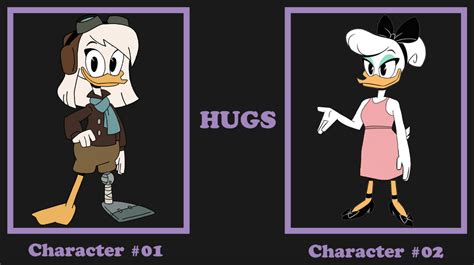 What If Della Duck Hugs Daisy Duck By Alex Canine845 On Deviantart