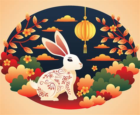 Chinese New Year Rabbit Freevectors