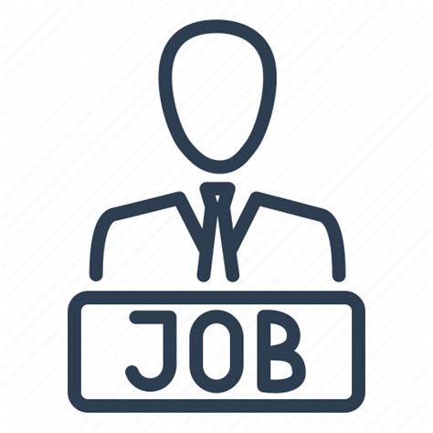 Employment Job Opportunity Position Recruitment Vacancy Work Icon