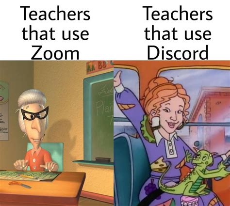 Check spelling or type a new query. Teachers that use zoom vs discord meme - AhSeeit