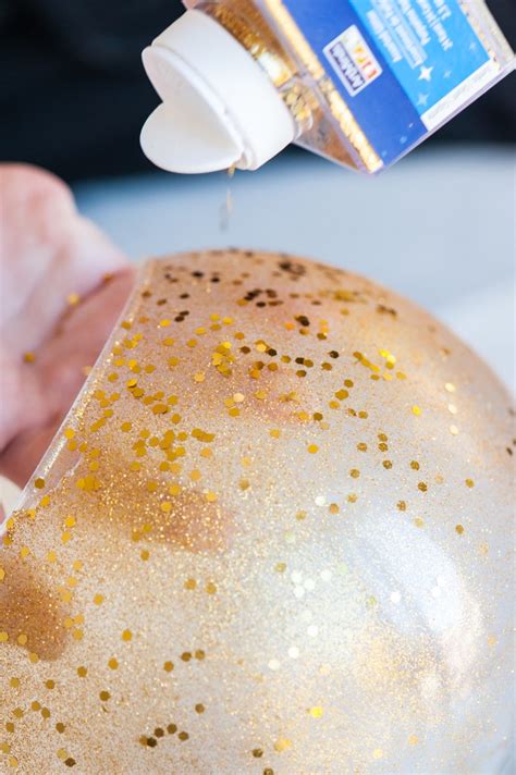 Diy Gold Confetti Glitter Vase The Sweetest Occasion