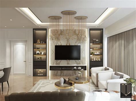 Luxury Interior Design Singapore Living Room Tv Wall