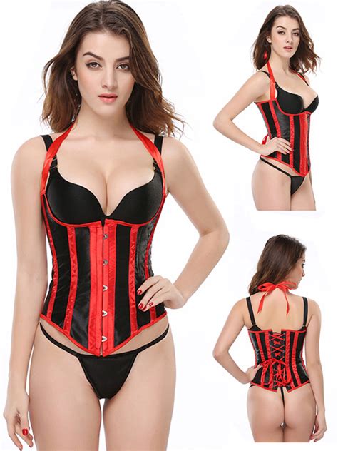 S 6xl Sexy Halter Underbust Corsetwonder Beauty Lingerie Dress Fashion Store