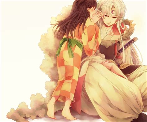 Wallpaper Illustration Anime Girls Sesshomaru Rin Inuyasha