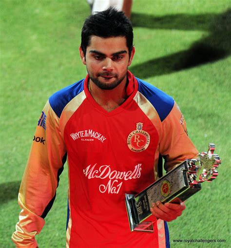 Virat Kohli With His Man Of The Match Award Flickr Photo Sharing