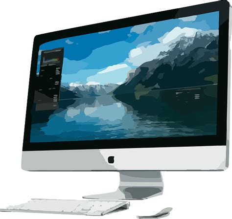 Download Computer Apple Inc Monitor Royalty Free Vector Graphic