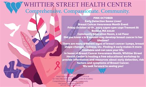 Breast Cancer Awarness 2023 Mschristine 003 Whittier Street Health