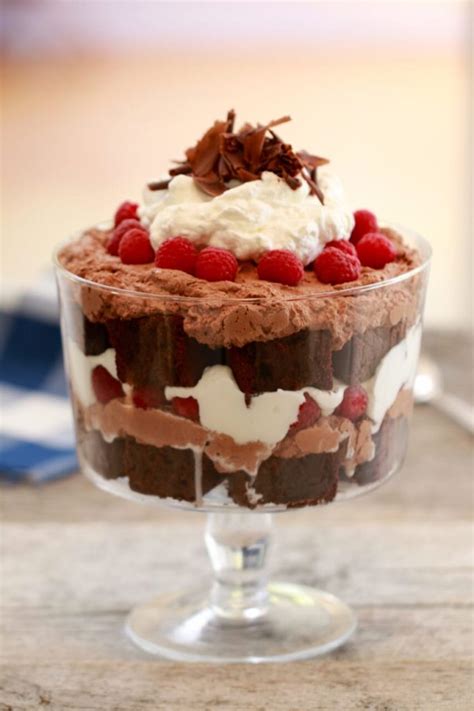 Chocolate Fudge Brownie And Raspberry Trifle Gemmas Bigger Bolder Baking