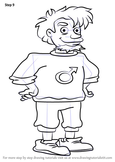 How To Draw Frederick From Rugrats Rugrats Step By Step