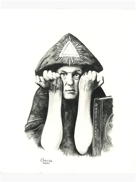 Aleister Crowley Poster For Sale By Cherisefoster Redbubble