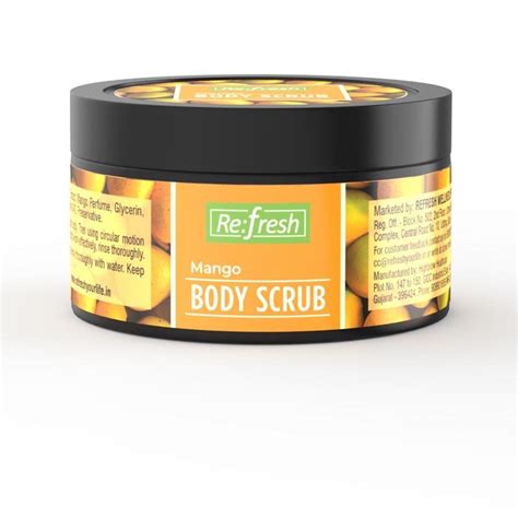 Buy Mango Body Scrub 100gm Online With Mango Fragrance Refresh