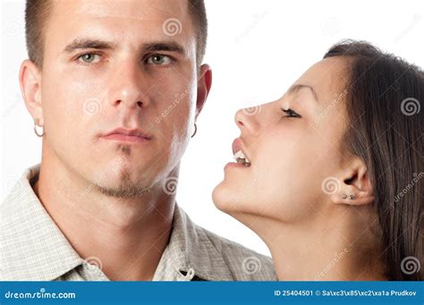 Young Couple Interaction Stock Image Image Of Marriage 25404501