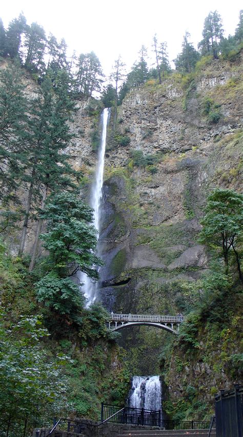 Multnomah Falls Columbia River Gorge Oregon Travel