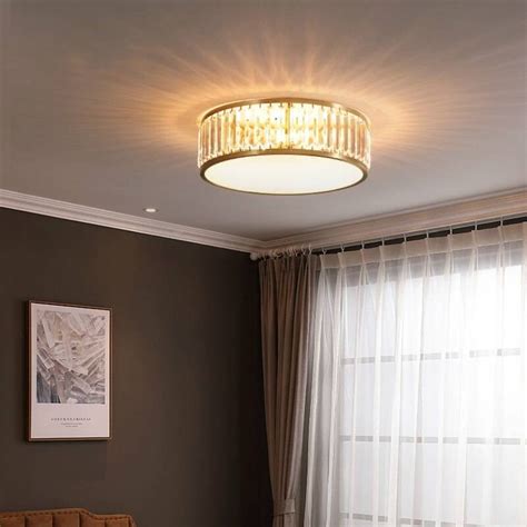 Ceiling of modern office building, square light bulbs. Luxury Foyer Parlor Led Crystal ceiling light fixtures ...