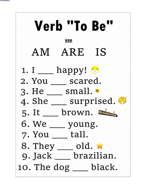 Verb To Be Interactive And Downloadable Worksheet You Can Do The