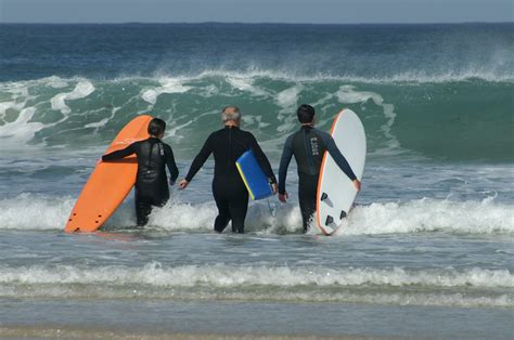 Surfing At St Ives Cornwall David Merrett Flickr