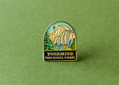 Yosemite National Park Retro Hippie Soft Enamel Pin National Etsy