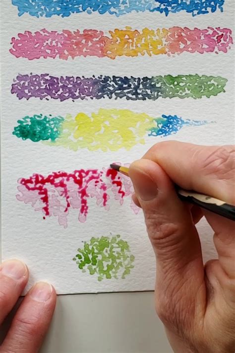 How To Use Stippling For Watercolor Texture All About Lazy Stippling