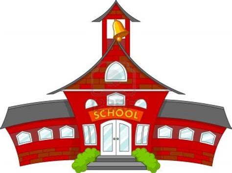 School House Cartoon Clipart Wikiclipart