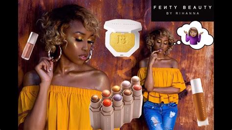 Fenty Beauty First Impressions Review On Dark Skin Youtube