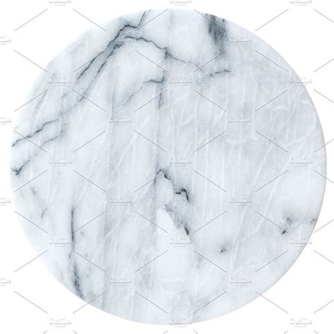 Marble Circle Isolated On White Marble White Light Shades