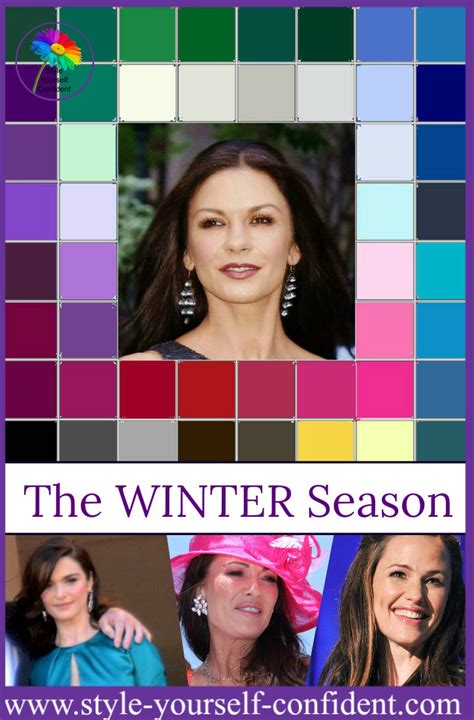 Not sure which colors look best on you? Seasonal color analysis Winter | Color analysis winter ...