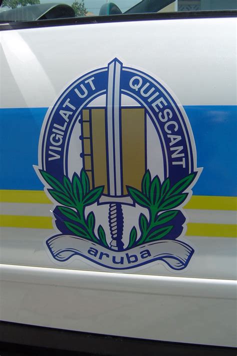 Coat Of Arms Of Police Oranjestad Aruba Gerards World Flickr