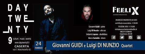 Giovanni Guidi E Luigi Di Nunzio Quartet Feelix Daytwenty9 Caserta 24 February 2023