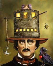 Edgar Allan Poe Painting By Leah Saulnier The Painting Maniac Fine