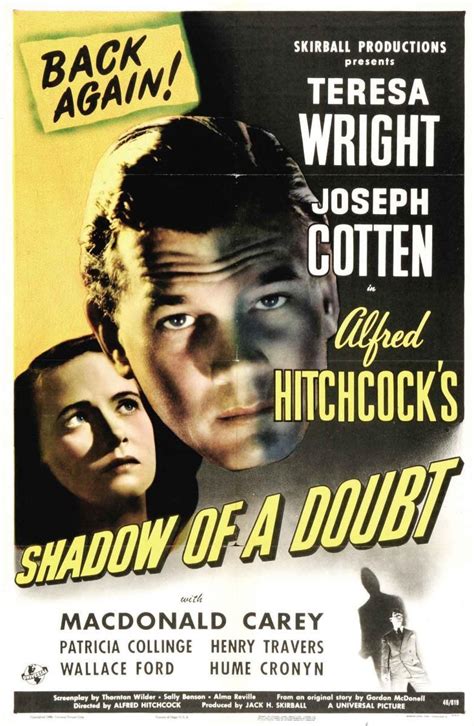 La Sombra De Una Duda 1943 Alfred Hitchcock Lateles Com