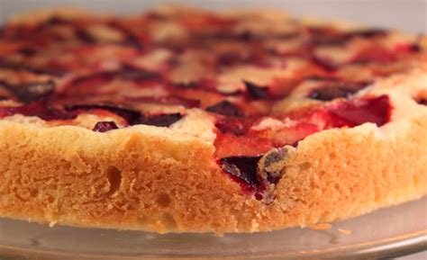 Result A Crumbly Sweet Treat With A Springlike Touch Of Plum
