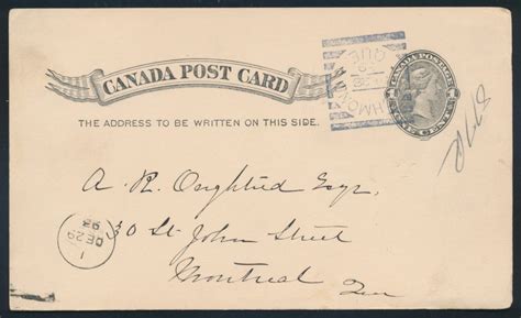 Auction Review Classic Canada Squared Circles Fare Well In Recent Sparks Sale Canadian Stamp