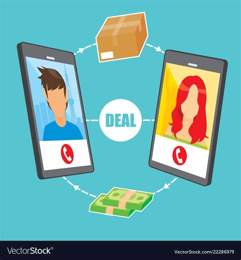 Image About Buying And Selling Online Royalty Free Vector