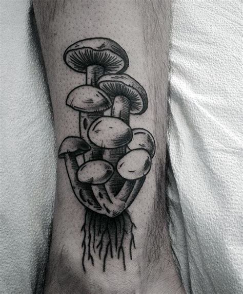 60 Mushroom Tattoo Designs For Men Fungus Ink Ideas