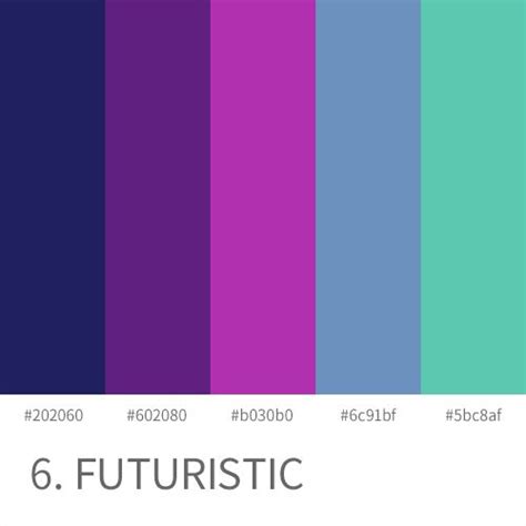 Colour Pallete Color Schemes Color Palettes Futuristic Technology