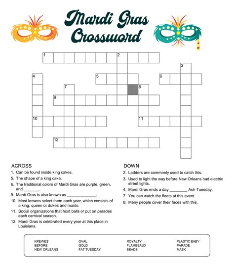 Easy Printable Crossword Puzzle