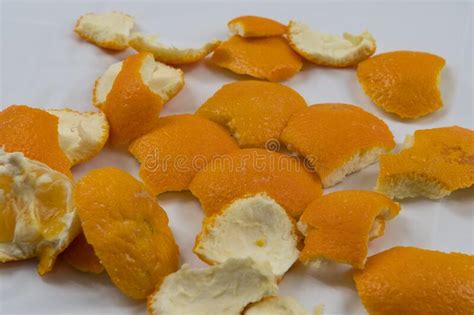 Orange Peel Skin Stock Image Image Of Background Tropical 190062405