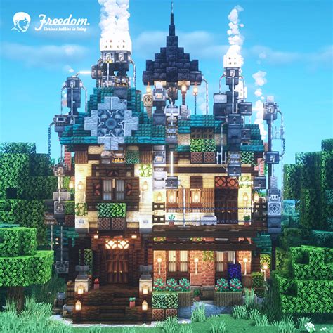 Minecraft Steampunk House Tutorial R Gaming