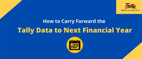 Carry forward allows you to make pension contributions in excess of the annual allowance and receive tax relief. How To Carry Forward The Tally 9 Data To New Financial Year